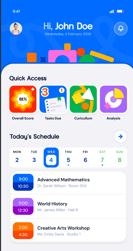 MarianaMatric mobile learning app